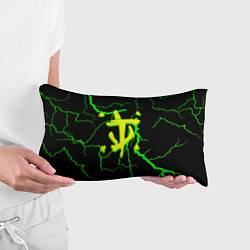 Подушка-антистресс Doom кислотный шторм молнии, цвет: 3D-принт — фото 2