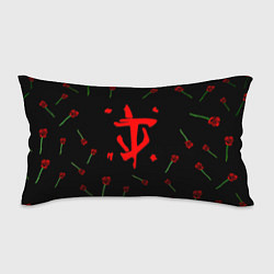 Подушка-антистресс Doom rose pattern, цвет: 3D-принт