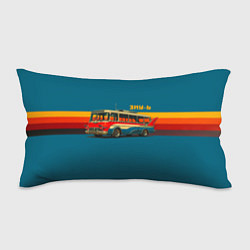 Подушка-антистресс Ретро автобус ЗИУ-6 поп-арт, цвет: 3D-принт