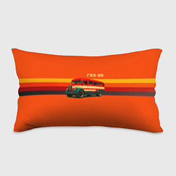 Подушка-антистресс Ретро автобус ГАЗ-55 поп-арт, цвет: 3D-принт