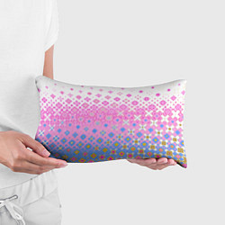 Подушка-антистресс Розово-голубой узор, цвет: 3D-принт — фото 2