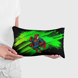 Подушка-антистресс Петух - супергерой, цвет: 3D-принт — фото 2