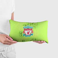 Подушка-антистресс Ливерпуль кислотные соты, цвет: 3D-принт — фото 2