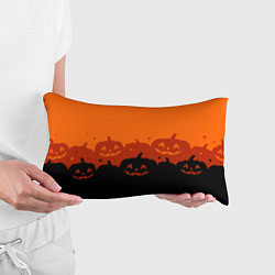 Подушка-антистресс Хэллоуин счастливые тыквы, цвет: 3D-принт — фото 2