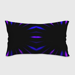 Подушка-антистресс Color black neon stripes, цвет: 3D-принт