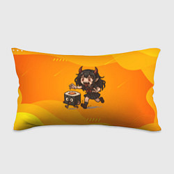 Подушка-антистресс Девочка дьявол бежит за роллом