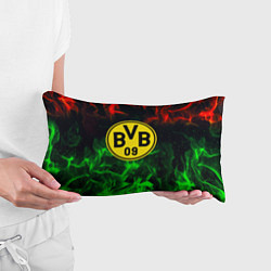 Подушка-антистресс Borussia красно зеленый огонь, цвет: 3D-принт — фото 2