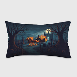 Подушка-антистресс Призраки в горящей конной повозке, цвет: 3D-принт