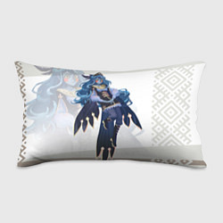 Подушка-антистресс Стиль хохлома: Сирин, цвет: 3D-принт