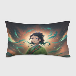 Подушка-антистресс Маомао на фоне облаков, цвет: 3D-принт