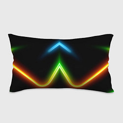 Подушка-антистресс Neon multicolored lines, цвет: 3D-принт