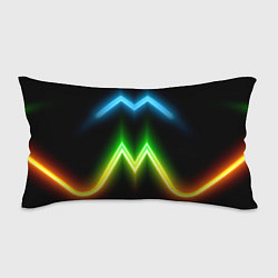 Подушка-антистресс Neon multicolored lines, цвет: 3D-принт