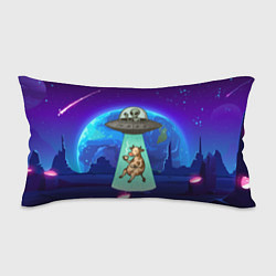 Подушка-антистресс Инопланетяне похищают корову, цвет: 3D-принт