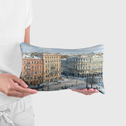 Подушка-антистресс Зимняя улица Питера, цвет: 3D-принт — фото 2