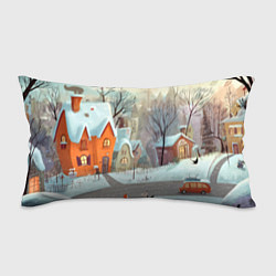 Подушка-антистресс Милый новогодний дворик