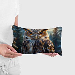 Подушка-антистресс Лунная сова в лесу, цвет: 3D-принт — фото 2