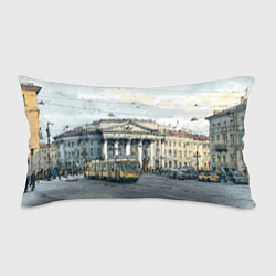 Подушка-антистресс Зимняя улица Санкт-Петербурга, цвет: 3D-принт