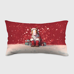 Подушка-антистресс Лошадка в новогодних сапогах, цвет: 3D-принт