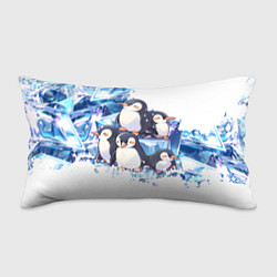 Подушка-антистресс Пингвины и лёд, цвет: 3D-принт