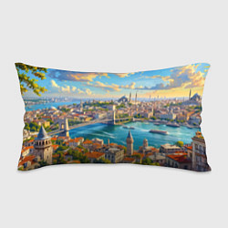 Подушка-антистресс Сплетение эпох над Босфором, цвет: 3D-принт