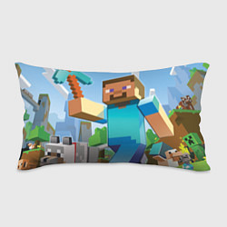 Подушка-антистресс Minecraft World, цвет: 3D-принт