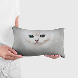 Подушка-антистресс Белый котик, цвет: 3D-принт — фото 2