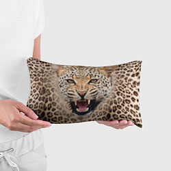 Подушка-антистресс Взгляд леопарда, цвет: 3D-принт — фото 2