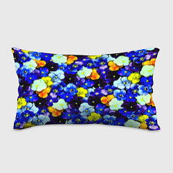 Подушка-антистресс Синие цветы, цвет: 3D-принт