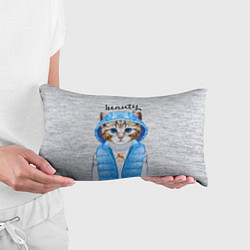 Подушка-антистресс Модная киска, цвет: 3D-принт — фото 2