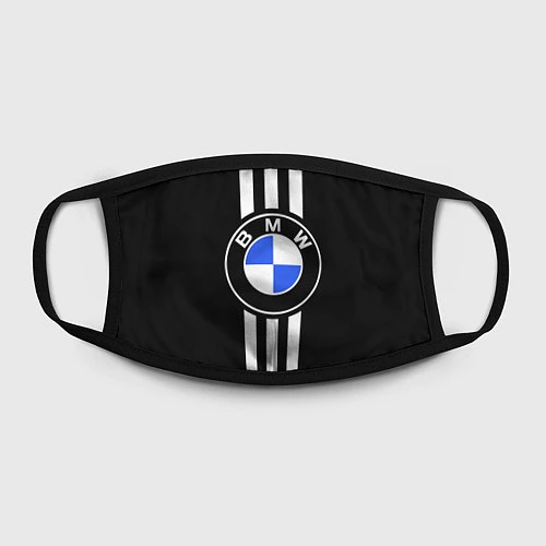 Маска для лица BMW: White Strips / 3D-принт – фото 2