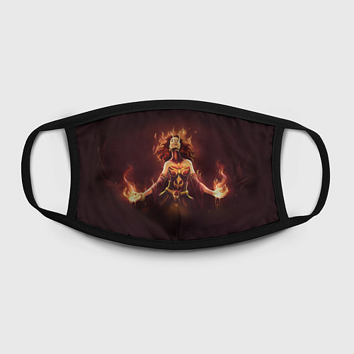 Маска для лица Lina: Hell Flame / 3D-принт – фото 2