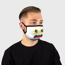Маска для лица Испуганное лицо, цвет: 3D-принт