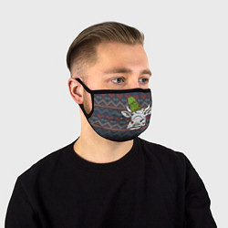 Маска для лица Праздничный бык, цвет: 3D-принт