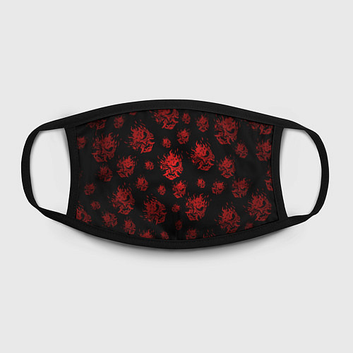 Маска для лица RED SAMURAI PATTERN / 3D-принт – фото 2