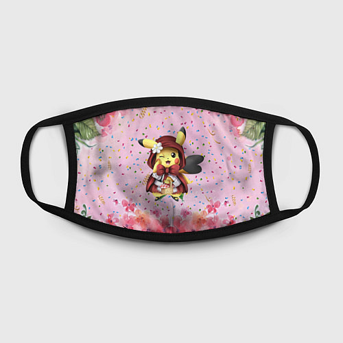 Маска для лица Пикачу красная шапочка / 3D-принт – фото 2