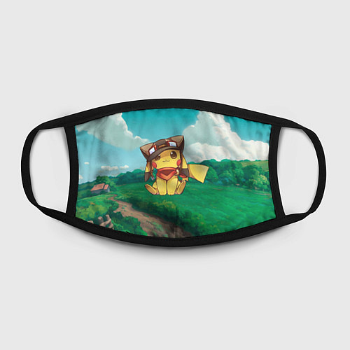 Маска для лица Пикачу летчик / 3D-принт – фото 2