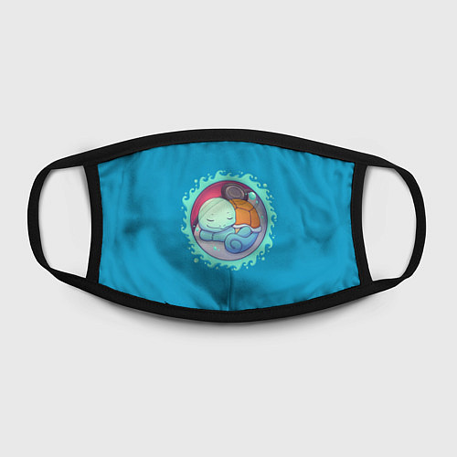 Маска для лица Сквиртл спит / 3D-принт – фото 2