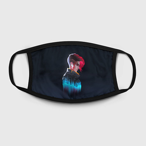 Маска для лица Cyberpunk Girl / 3D-принт – фото 2
