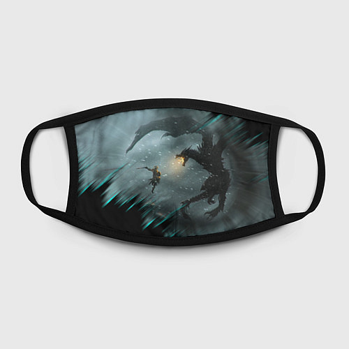 Маска для лица TES FUS RO DAH DRAGON / 3D-принт – фото 2