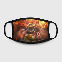 Маска для лица DoomGuy in Fire Doom, цвет: 3D-принт — фото 2