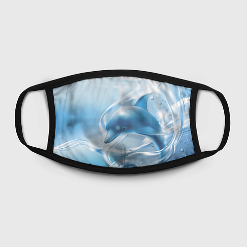 Маска для лица Дельфин в лазурном океане / 3D-принт – фото 2