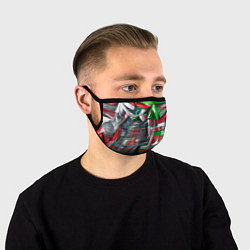 Маска для лица Бодрый Новый год, цвет: 3D-принт