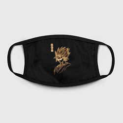 Маска для лица Гоку неоновый Dragon Ball, цвет: 3D-принт — фото 2