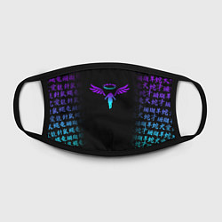 Маска для лица WALHALLA TEAM NEON LOGO TOKYO REVENGERS, цвет: 3D-принт — фото 2
