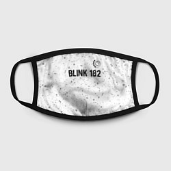 Маска для лица Blink 182 Glitch на светлом фоне, цвет: 3D-принт — фото 2
