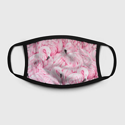 Маска для лица Pink Flamingos, цвет: 3D-принт — фото 2
