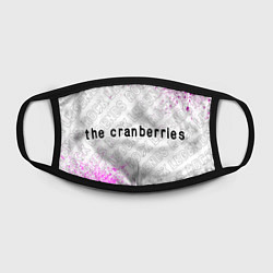 Маска для лица The Cranberries rock legends: надпись и символ, цвет: 3D-принт — фото 2