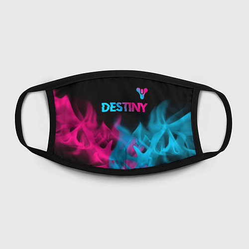 Маска для лица Destiny - neon gradient: символ сверху / 3D-принт – фото 2