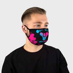Маска для лица Destiny - neon gradient, цвет: 3D-принт