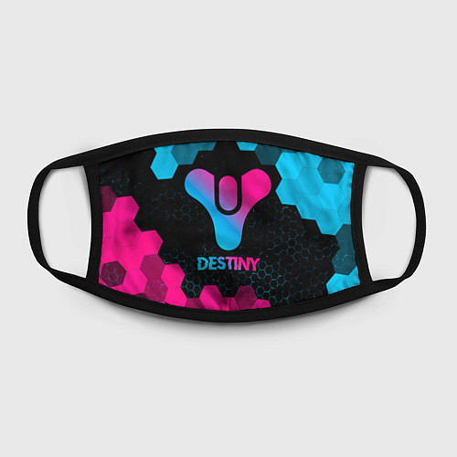 Маска для лица Destiny - neon gradient / 3D-принт – фото 2